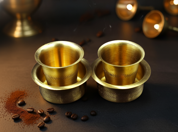 Luxury Printed Coffee Dabara Set of 2