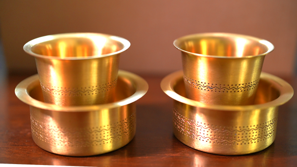 Luxury Printed Coffee Dabara Set of 2