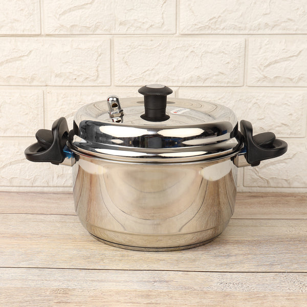 Multi-Purpose Stainless Steel Steamer Pot 3 in 1 Triply Base | Healthy Steam Cooking