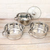 Multi-Purpose Stainless Steel IV Steamer Pot 3 Tier | Healthy Steam Cooking
