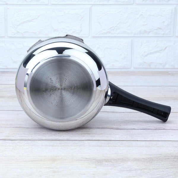 Premium Stainless Steel Cooker Deluxe Plus | Rust-Free, Toxin-Free, Mirror Finish, Gas & Induction Friendly