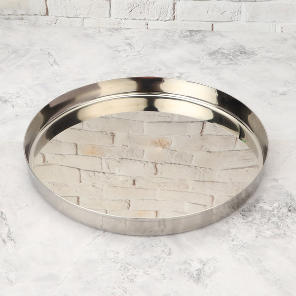 KUMCHA PLATE SET OF 2 /HIGH QUALITY STAINLESS STEEL