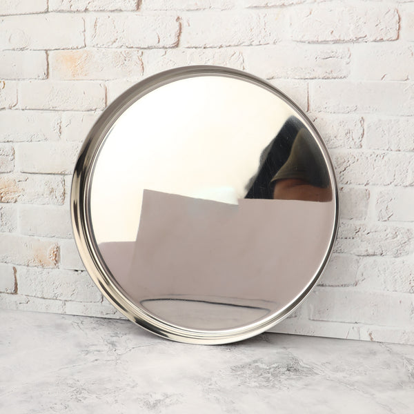 KUMCHA PLATE SET OF 2 /HIGH QUALITY STAINLESS STEEL