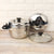 Multi-Purpose Stainless Steel Steamer Pot 3 in 1 Triply Base | Healthy Steam Cooking