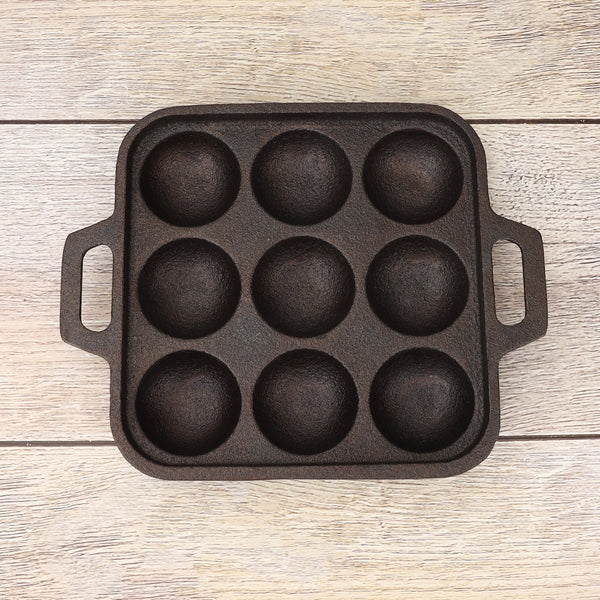 Cast Iron square Paniyaram Pan