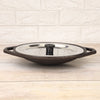 Pre-Seasoned Cast Iron Aapachatti With SS Lid – Chemical-Free, Traditional Cooking, Long-Lasting Build
