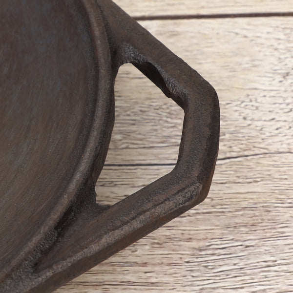 Pre-Seasoned Cast Iron Aapachatti With SS Lid – Chemical-Free, Traditional Cooking, Long-Lasting Build