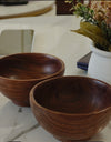 Wooden Bowl 4" Set of 2