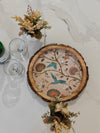 Hummingbird Printed Tray Round 10"