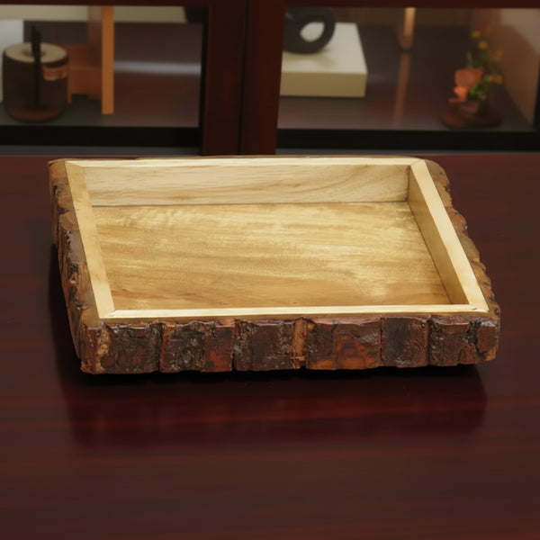 Wooden Square Tray 12 inch