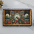 Peacock Rectangle Wooden Tray|Resin|10*7inch|14*10inch