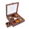 Spice box 9 compartment with spoon