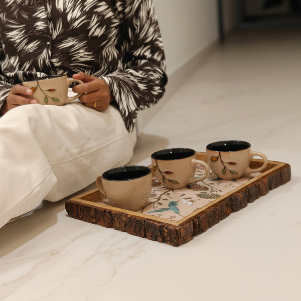 Hummingbird wooden Tray|10*7inch|12*9inch|14*10inch